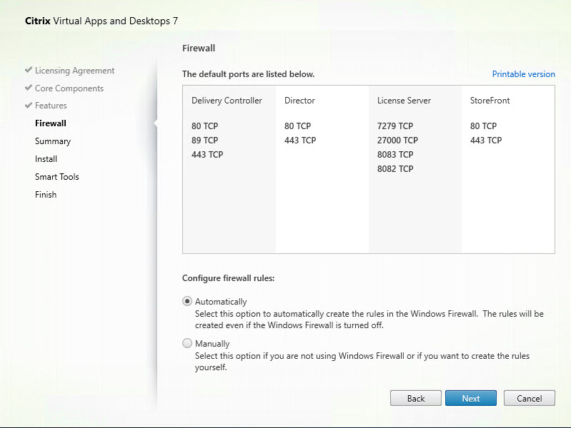 Installation and Configuration of Delivery Controller